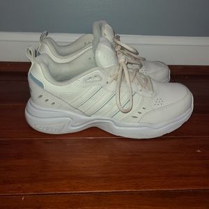 White/Teal Adidas Sneakers US Size 9